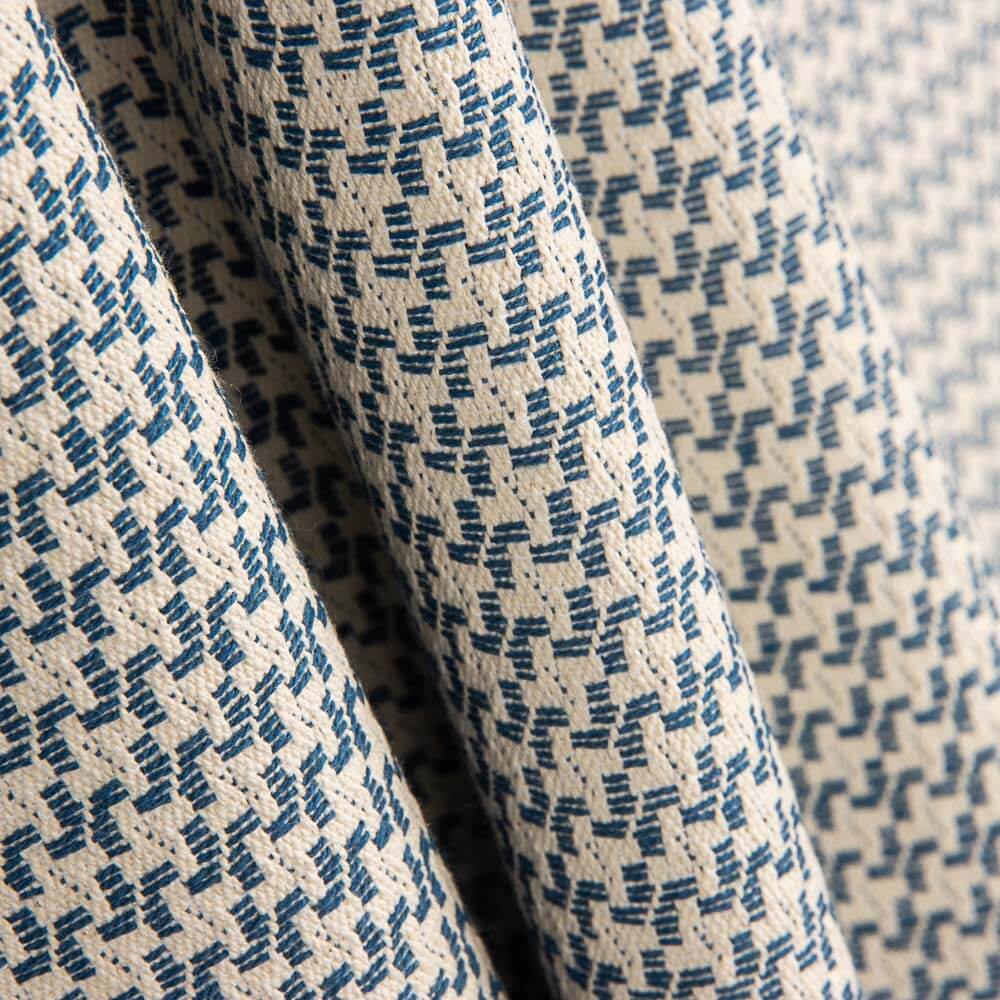 Kairo Blau Jacquard-Polsterung - Ribes y Casals