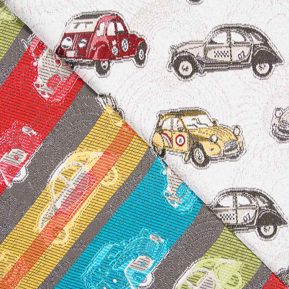 Auto 500 Jacquard-Polsterung - Ribes y Casals