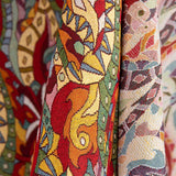 Jacquard-Wandteppich Multicolour Zeichnung - Ribes y Casals