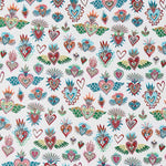 Polsterung Jacquard Fantasy Weiß - Ribes y Casals