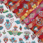 Polsterung Jacquard Fantasy Weiß - Ribes y Casals