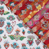 Polsterung Jacquard Fantasy Weiß - Ribes y Casals