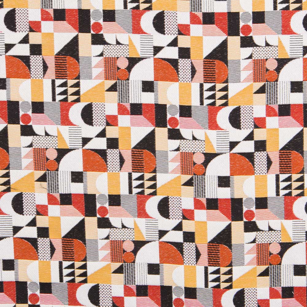 Polstermöbel Jacquard Geometrisch Rot - Ribes y Casals