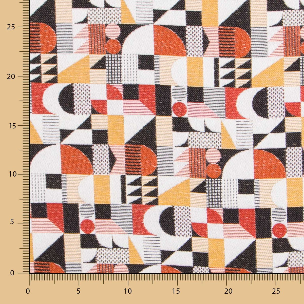 Polstermöbel Jacquard Geometrisch Rot - Ribes y Casals