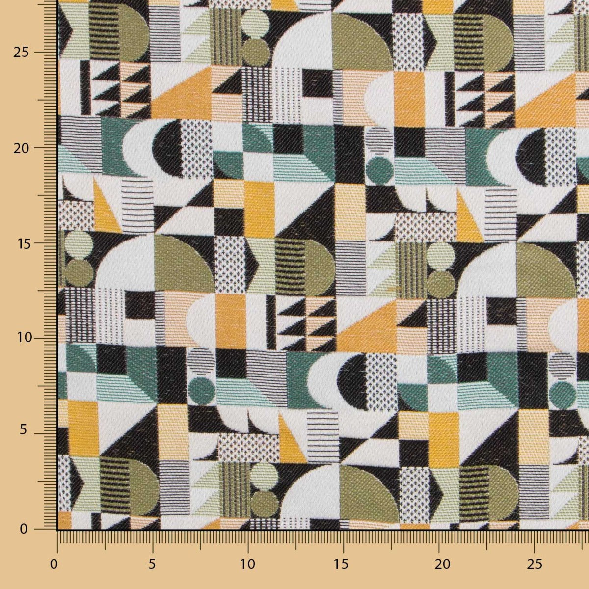 Polstermöbel Jacquard Geometrisch Geometrisch Grün - Ribes y Casals