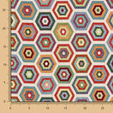 Jacquard Sechsecke Multicolour Polsterung - Ribes y Casals
