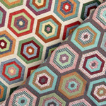 Jacquard Sechsecke Multicolour Polsterung - Ribes y Casals