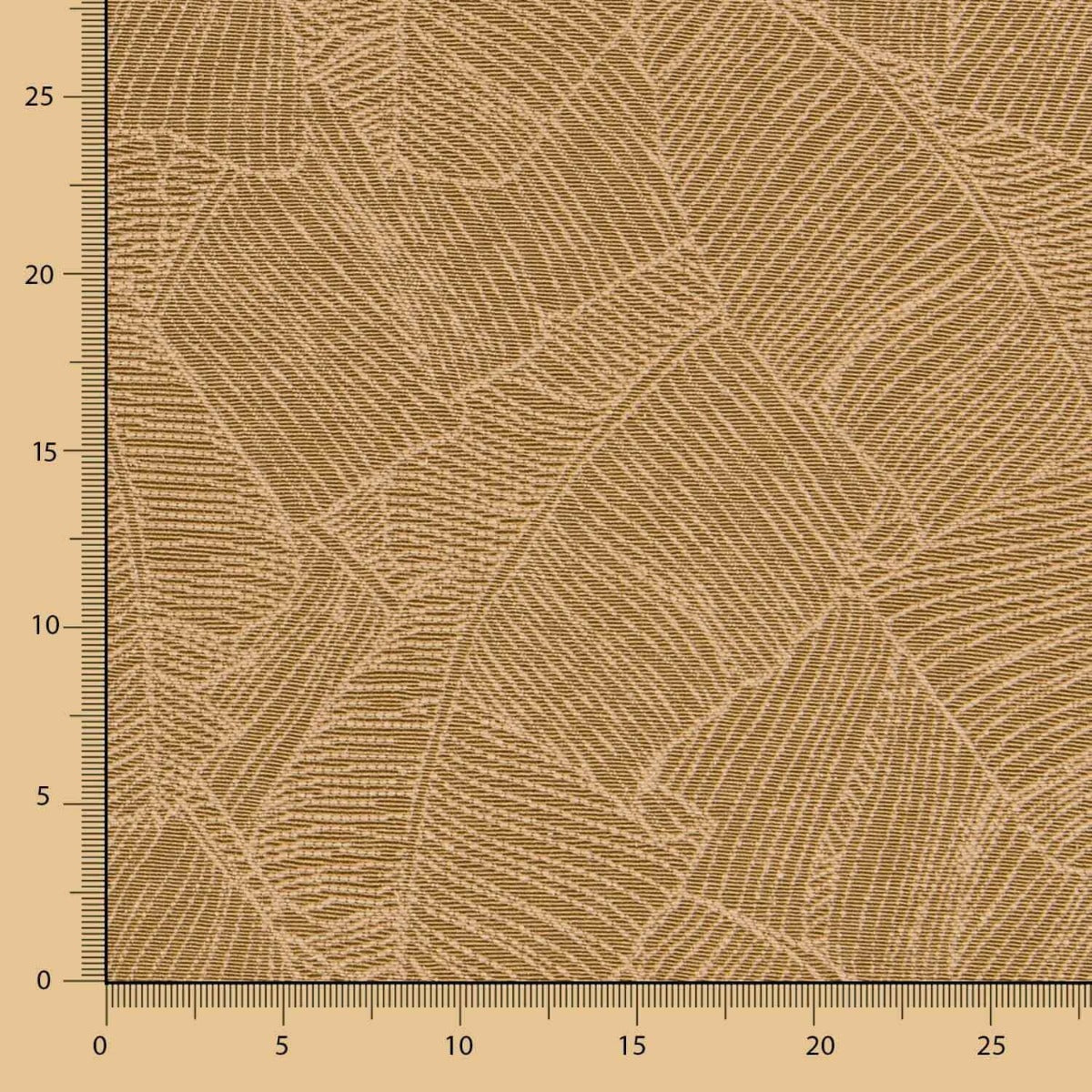 Jacquard-Wandteppich Leaves Sand - Ribes y Casals