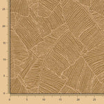 Jacquard-Wandteppich Leaves Sand - Ribes y Casals