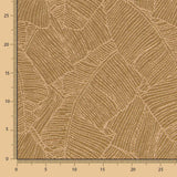 Jacquard-Wandteppich Leaves Sand - Ribes y Casals