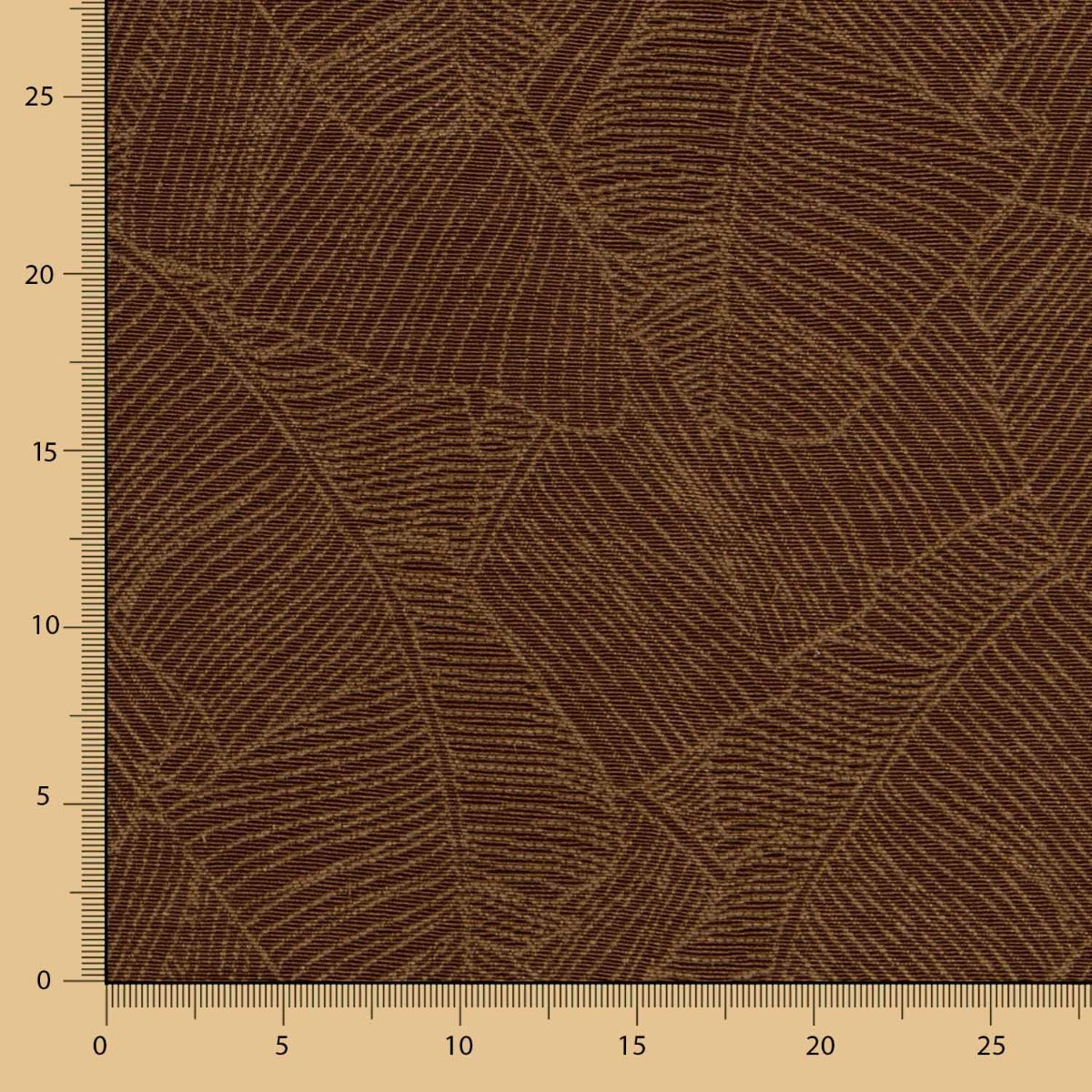 Jacquard-Wandteppich Chocolate Leaves - Ribes y Casals
