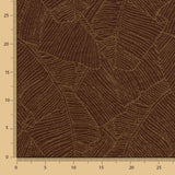 Jacquard-Wandteppich Chocolate Leaves - Ribes y Casals
