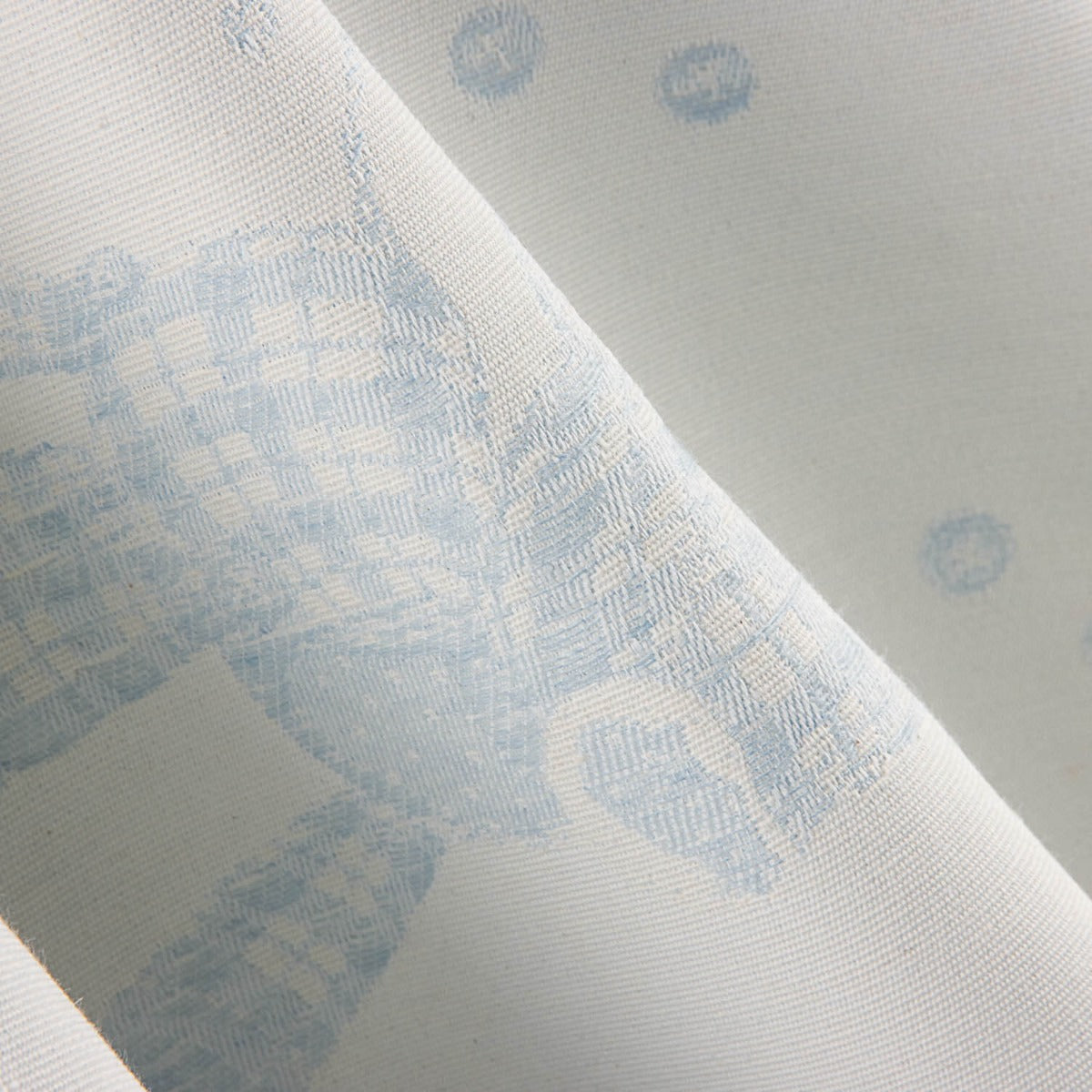 Kinder Jacquard-Polsterung Hellblau-Weiß - Ribes y Casals