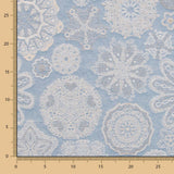 Wandteppich Jacquard Mandala Blau Denim - Ribes y Casals
