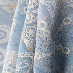 Wandteppich Jacquard Mandala Blau Denim - Ribes y Casals