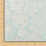 Jacquard-Wandteppich Mandala Mintgrün - Ribes y Casals