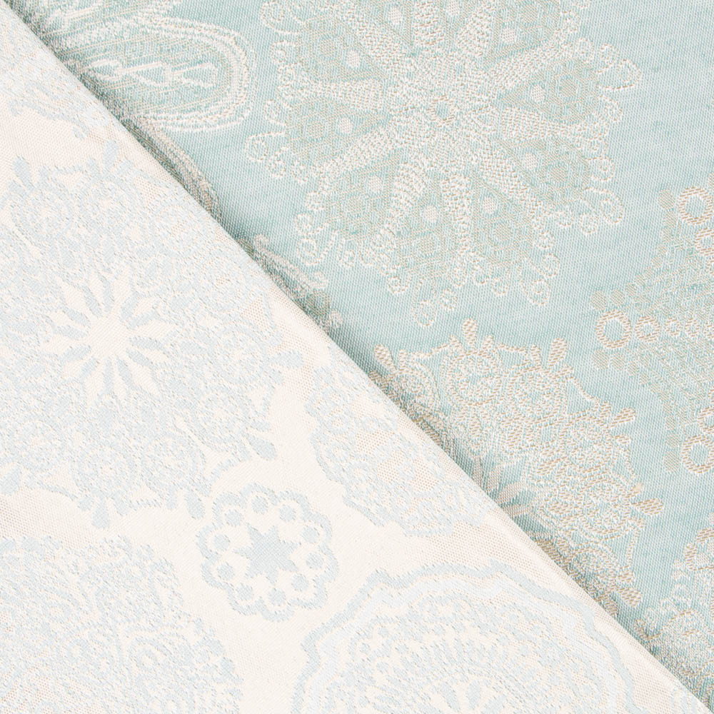 Jacquard-Wandteppich Mandala Mintgrün - Ribes y Casals