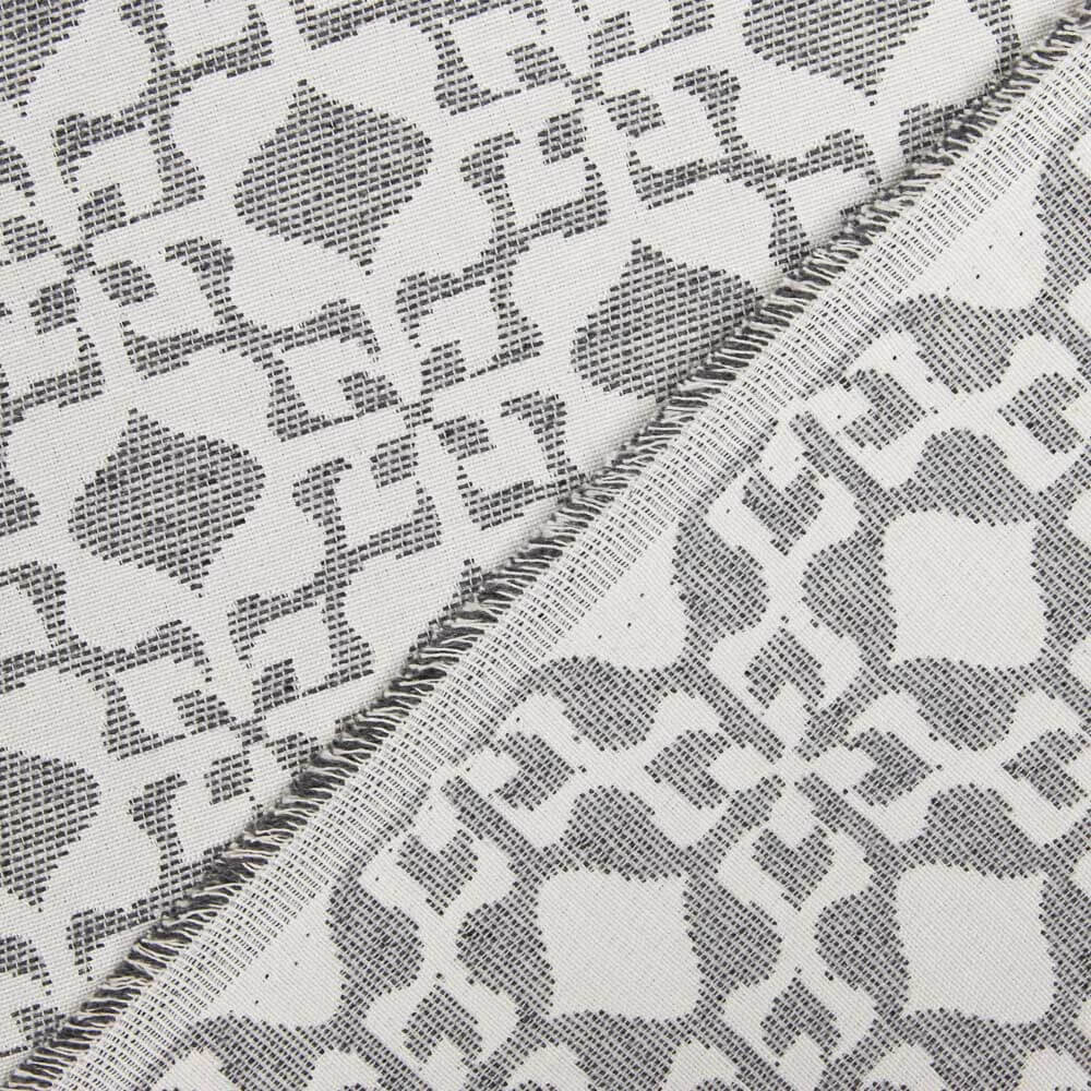 Polsterung Jacquard Delhi Grau - Ribes y Casals