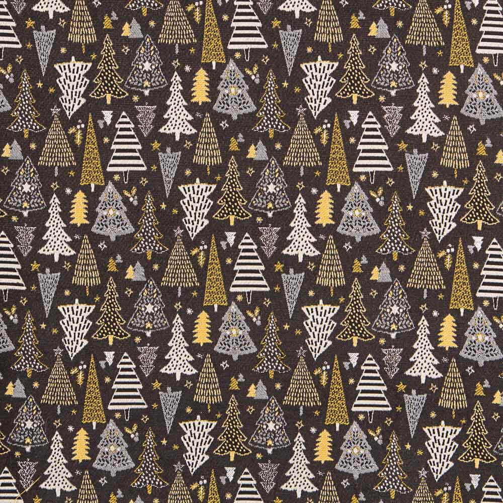 Jacquard Wandteppich Weihnachten Schwarz - Ribes y Casals