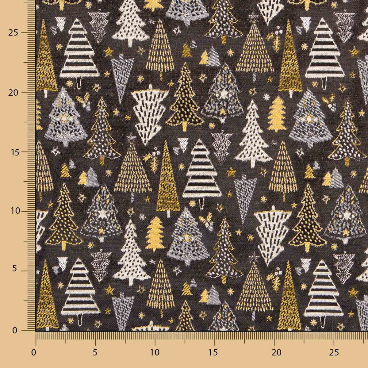 Jacquard Wandteppich Weihnachten Schwarz - Ribes y Casals