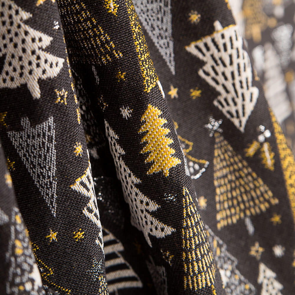 Jacquard Wandteppich Weihnachten Schwarz - Ribes y Casals