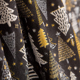 Jacquard Wandteppich Weihnachten Schwarz - Ribes y Casals