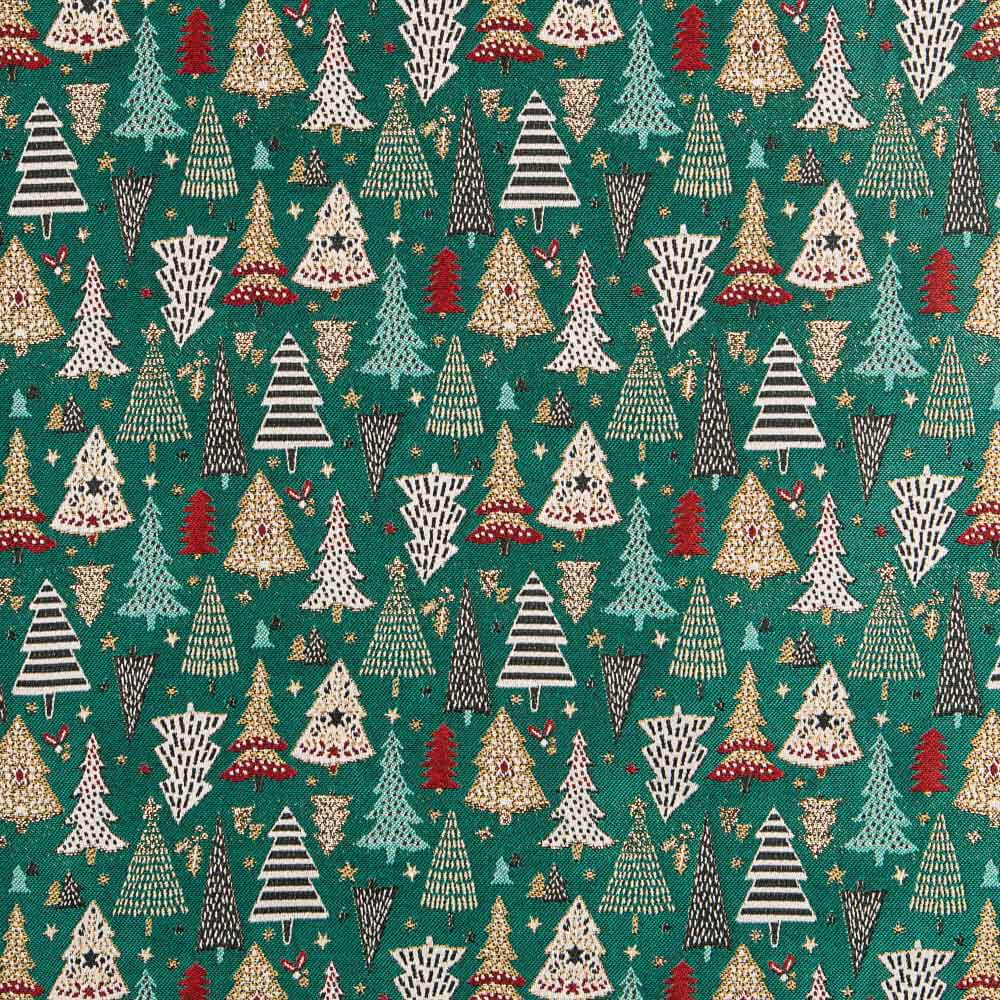 Wandteppich Jacquard Weihnachten Grün - Ribes y Casals