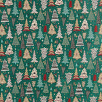 Wandteppich Jacquard Weihnachten Grün - Ribes y Casals