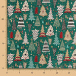 Wandteppich Jacquard Weihnachten Grün - Ribes y Casals