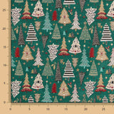 Wandteppich Jacquard Weihnachten Grün - Ribes y Casals