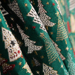 Wandteppich Jacquard Weihnachten Grün - Ribes y Casals