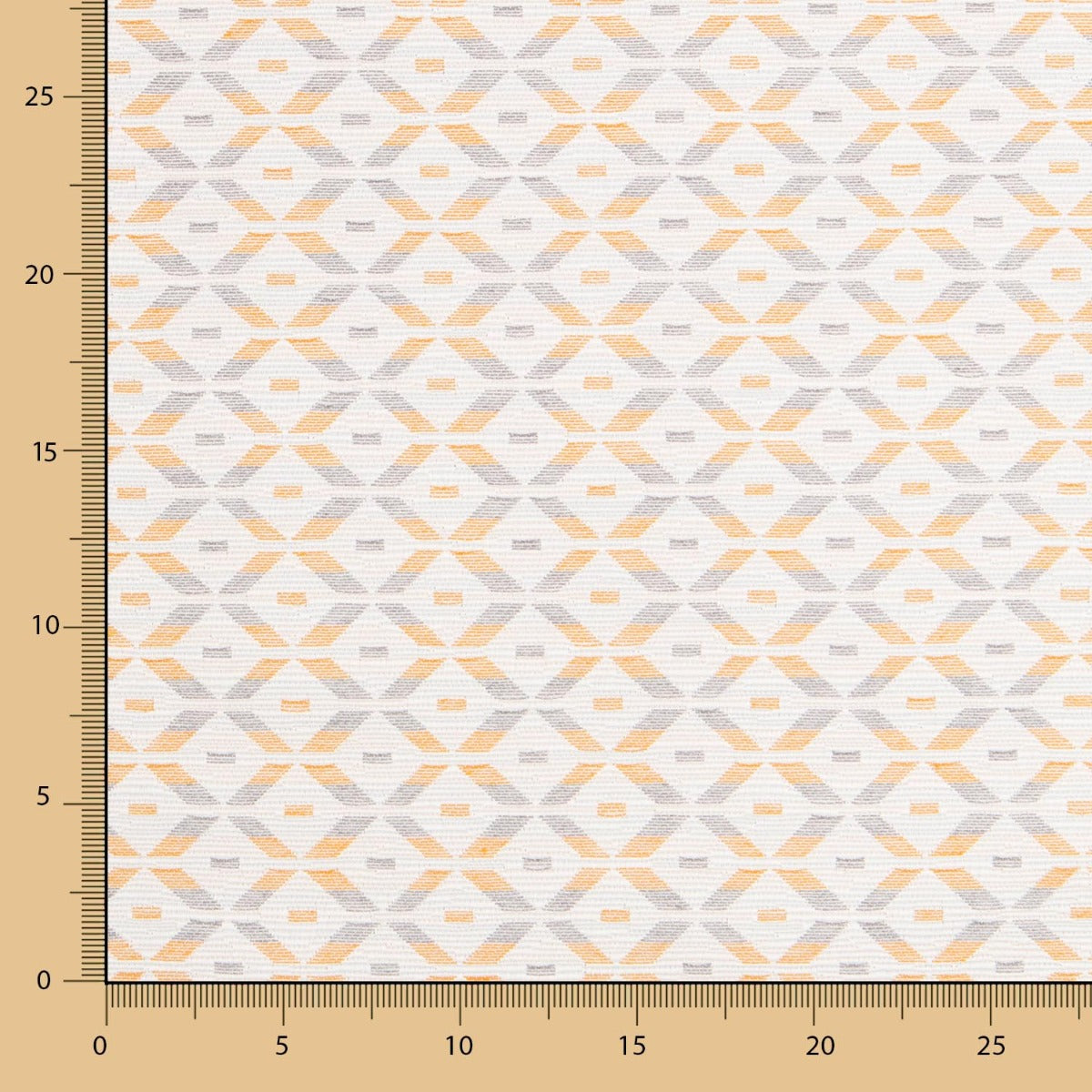 Ethnischer ockerfarbener Jacquard-Wandteppich - Ribes y Casals