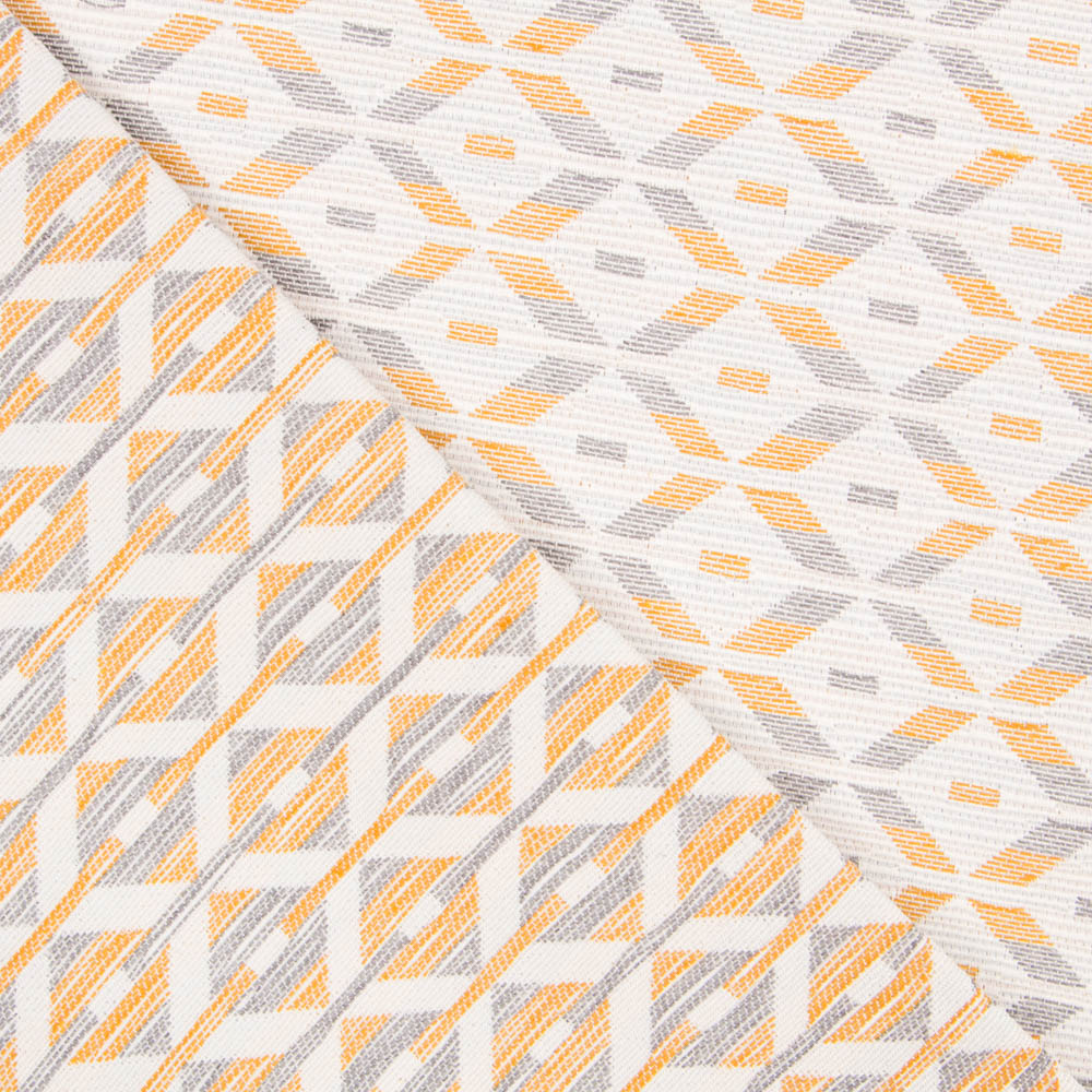 Ethnischer ockerfarbener Jacquard-Wandteppich - Ribes y Casals
