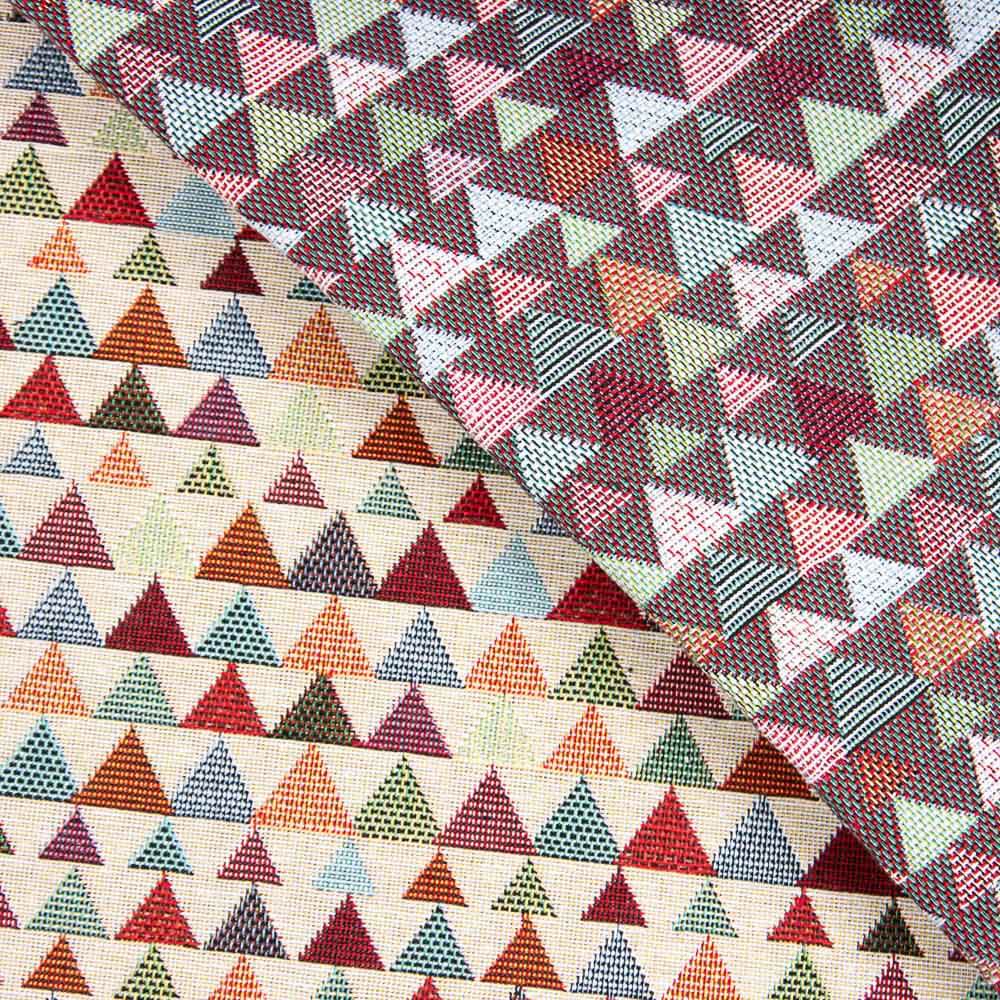 Multicolour Triangles Jacquard Wandteppich Multicolour Triangles - Ribes y Casals