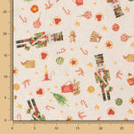Nussknacker Weihnachten Lurex-Leinwand - Ribes y Casals