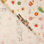 Nussknacker Weihnachten Lurex-Leinwand - Ribes y Casals