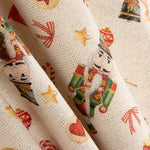 Nussknacker Weihnachten Lurex-Leinwand - Ribes y Casals