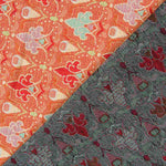 Jacquard-Gobelin-Medaillen Orange - Ribes y Casals