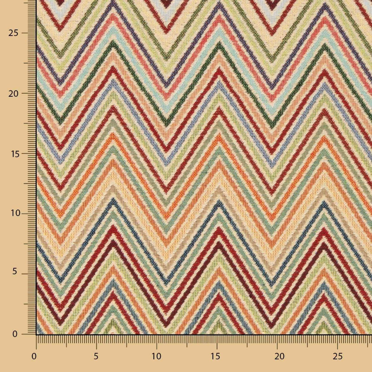 Gobelin Chevron Mehrfarbig - Ribes y Casals