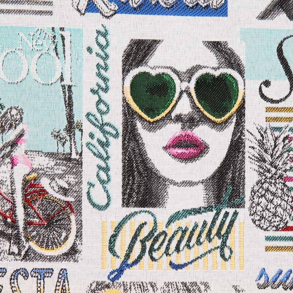 California Jacquard-Polsterung Ecru - Ribes y Casals