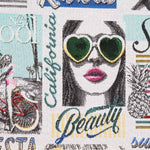 California Jacquard-Polsterung Ecru - Ribes y Casals