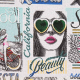 California Jacquard-Polsterung Ecru - Ribes y Casals