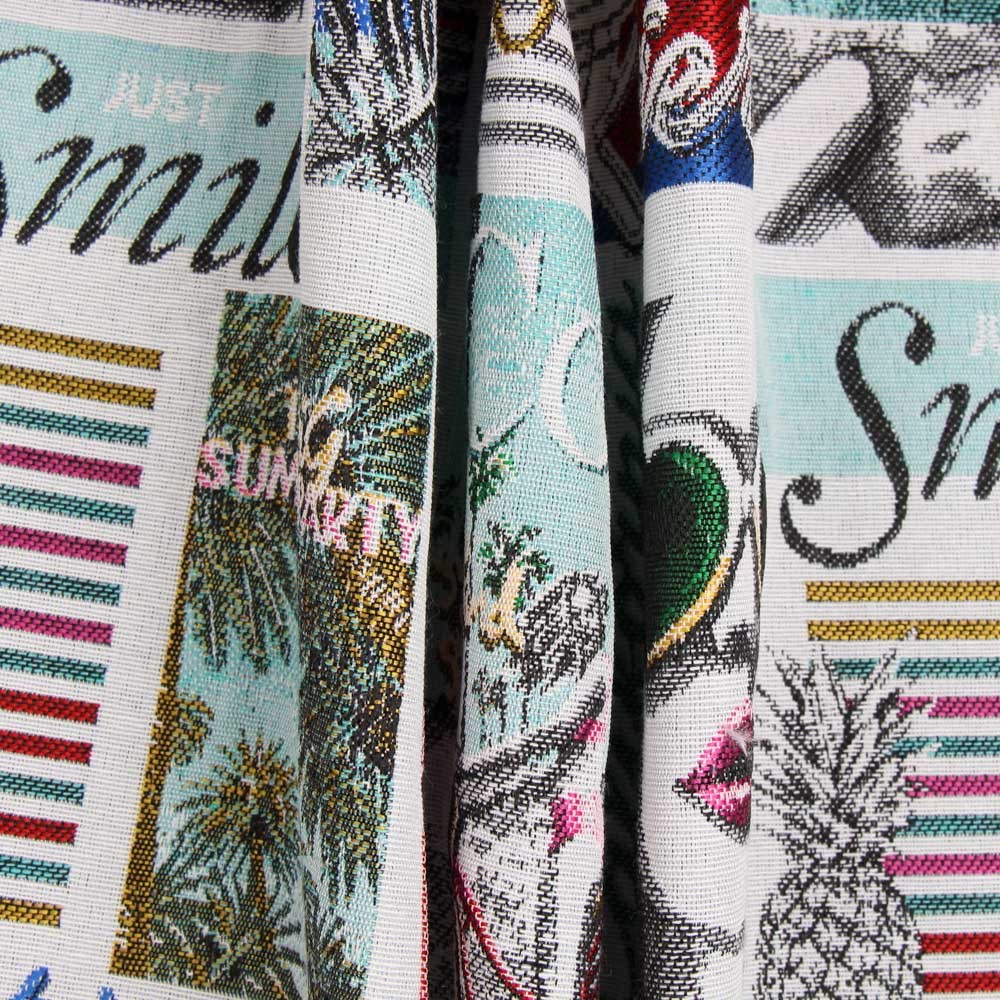 California Jacquard-Polsterung Ecru - Ribes y Casals