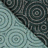 Grüner kreisförmiger Jacquard-Wandteppich - Ribes y Casals