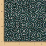 Grüner kreisförmiger Jacquard-Wandteppich - Ribes y Casals