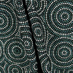Grüner kreisförmiger Jacquard-Wandteppich - Ribes y Casals