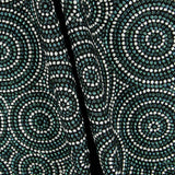 Grüner kreisförmiger Jacquard-Wandteppich - Ribes y Casals
