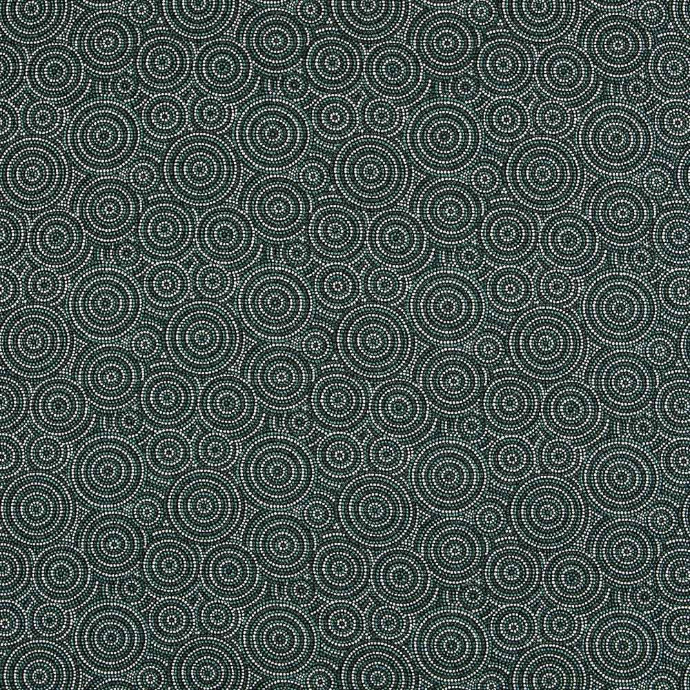 Grüner kreisförmiger Jacquard-Wandteppich - Ribes y Casals