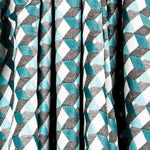 Grüne Würfel Jacquard-Wandteppiche - Ribes y Casals