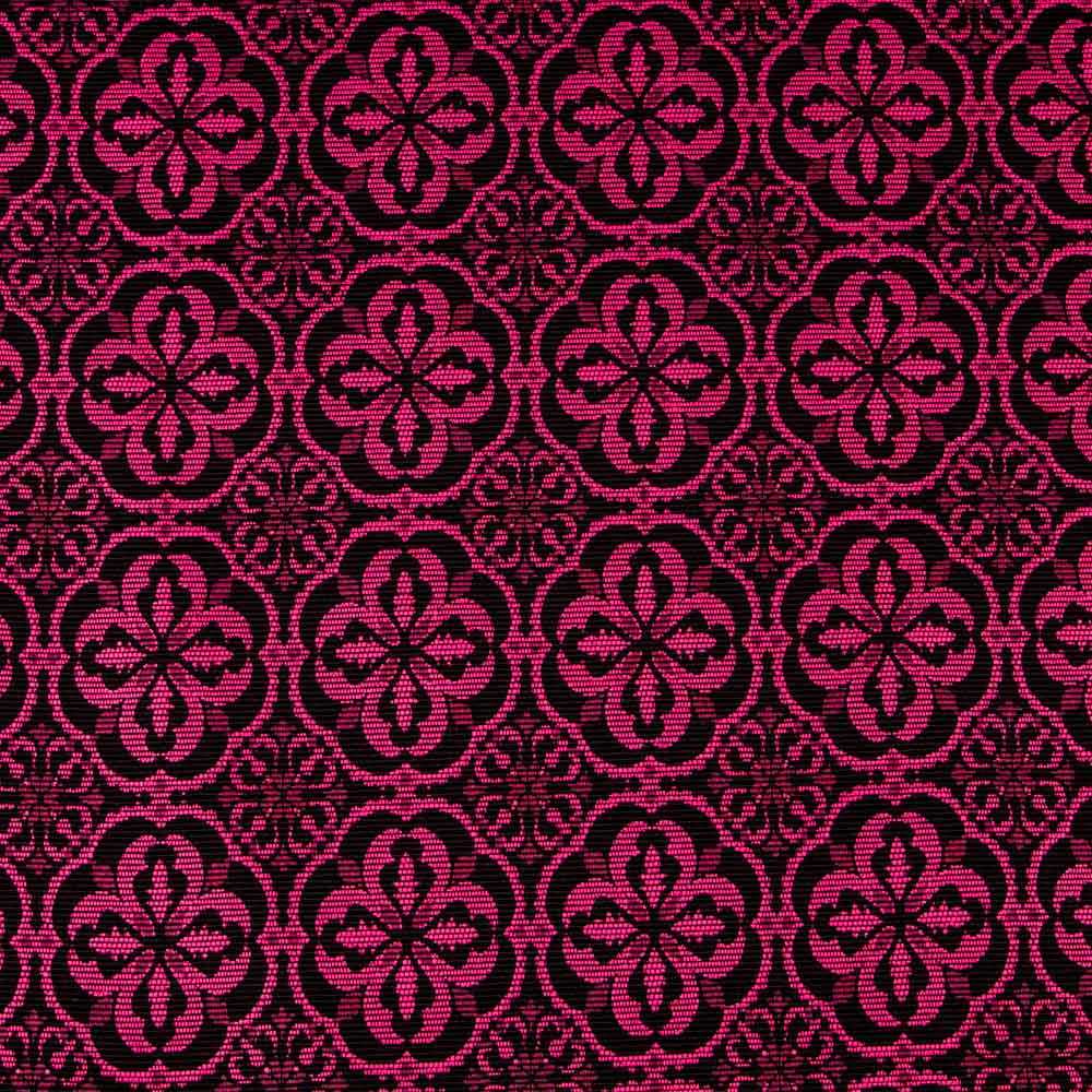 Fuchsia Blumen-Jacquard-Polstermöbel - Ribes y Casals